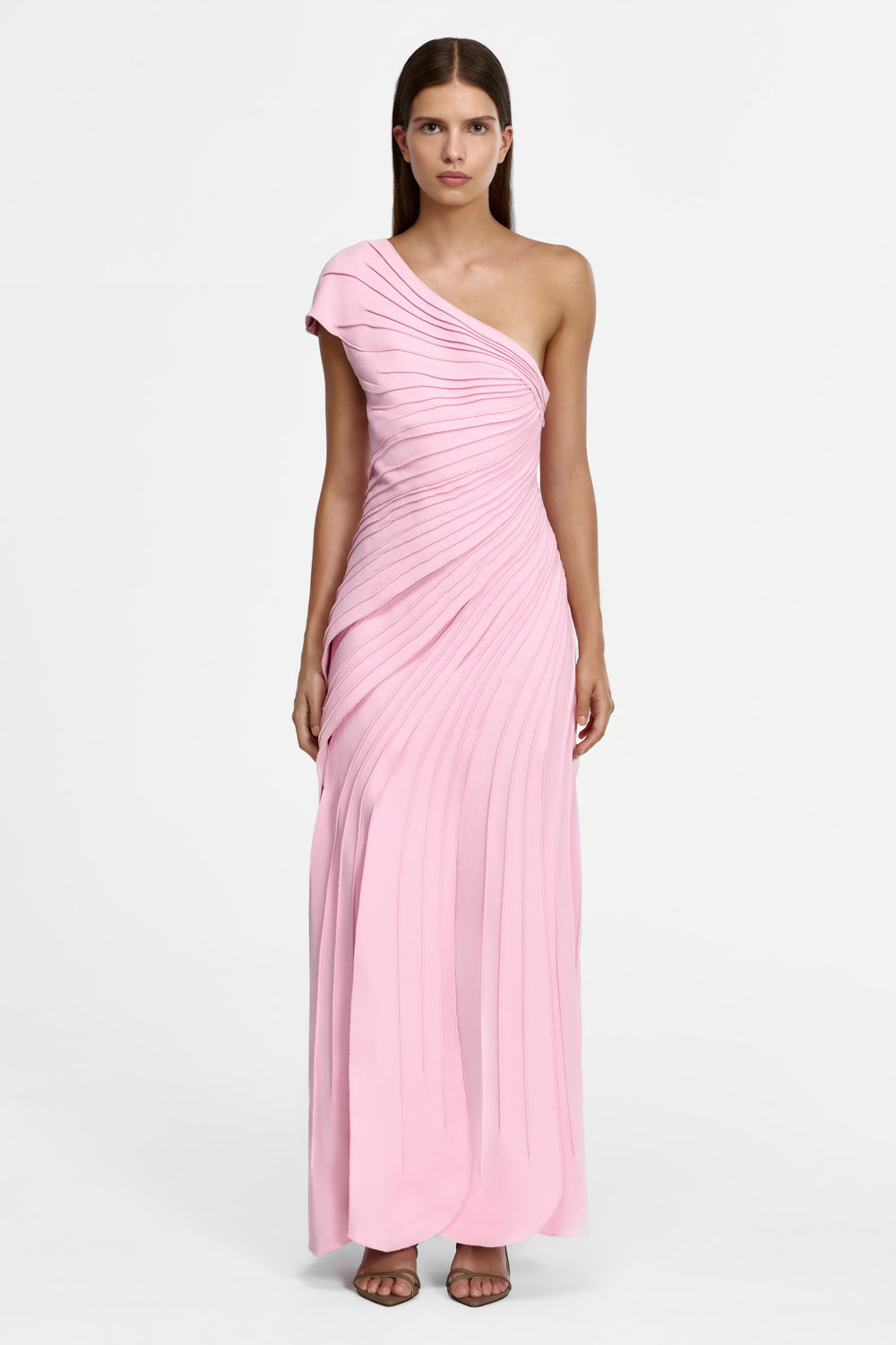 ACLER — Elcho maxi dress in blush muse.
