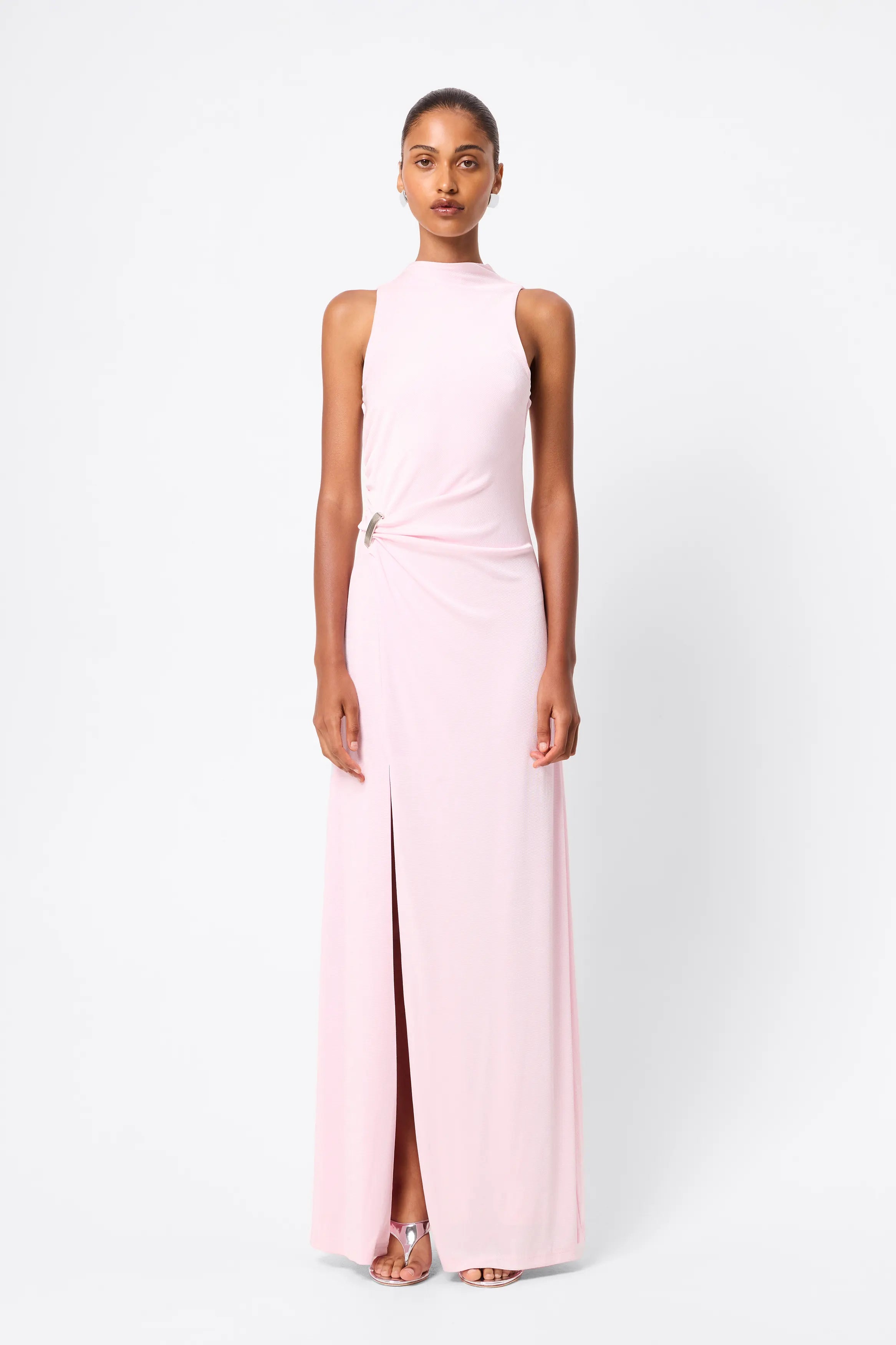 Mossman — Runaway maxi dress in pink.