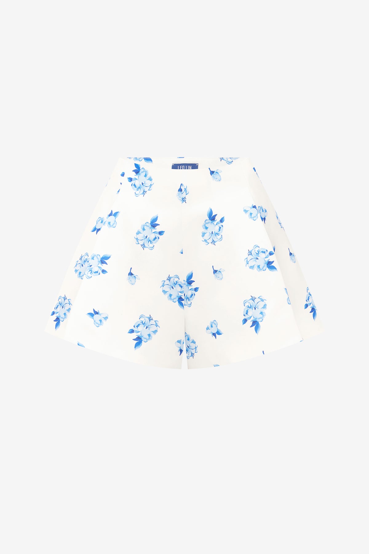 LEO LIN — Abby shorts in ditsy floral print.
